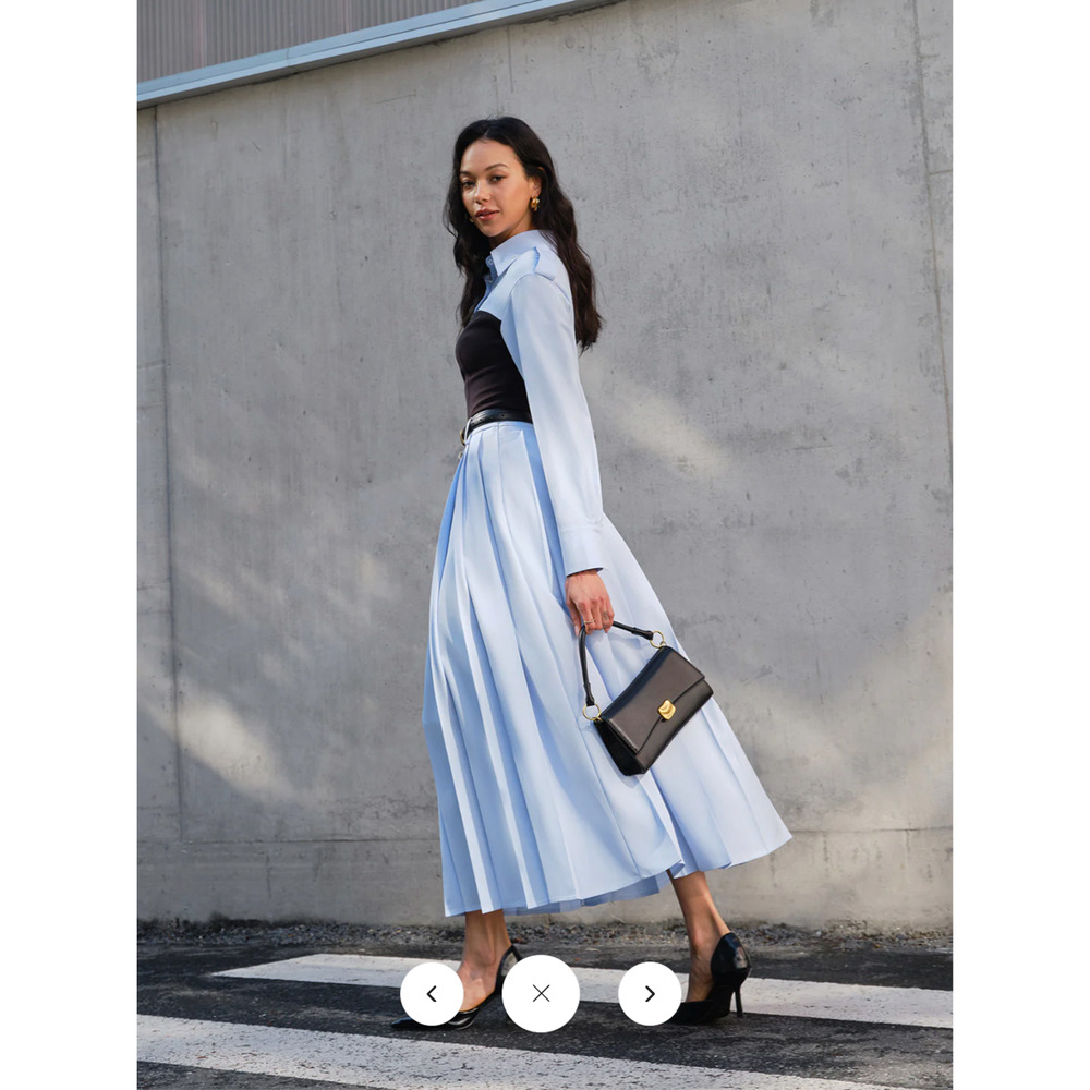 Copied - Commense Minimalist Pleated Skirt Without Bel Sz XL